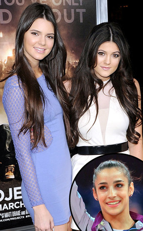 Kylie Jenner, Kendall Jenner, Aly Raisman Kylie Jenner, Kendall Jenner, Aly Raisman